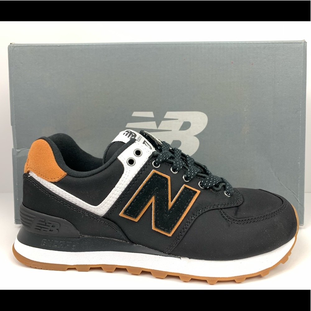 New Balance 574 Women’s Sz 6.5 NIB Black/Brown